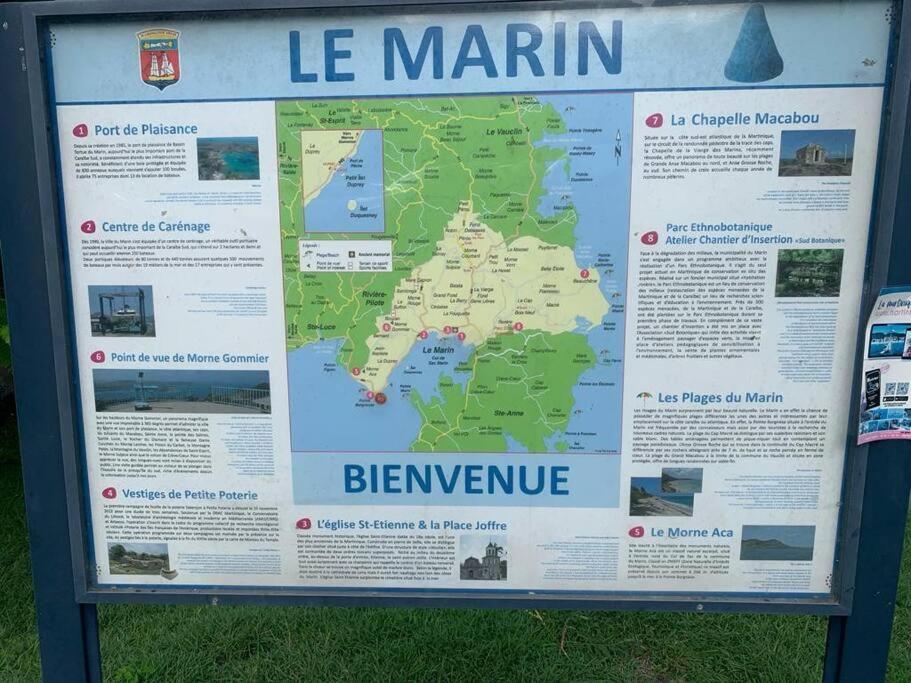 Studio Ti Plezi 26M A 2 Pas Marina Du Marin Climatise Parking Le Marin Bagian luar foto